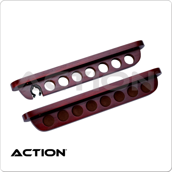 7 Cue Wall Rack w/ Bridge Clip - Wine